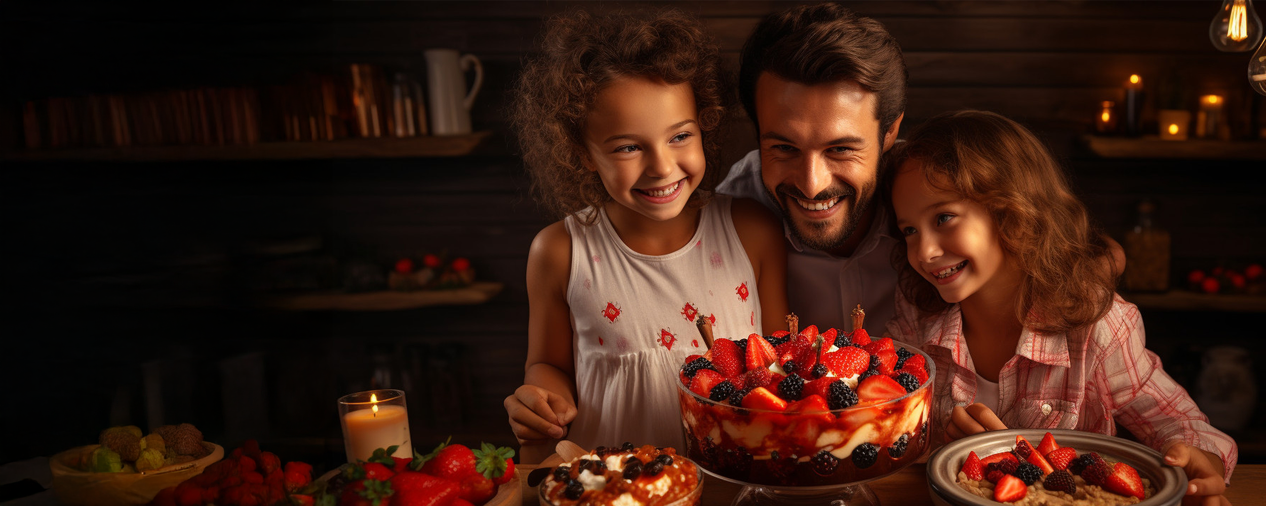 happy family enjoying desertsslider_item_6YGafE